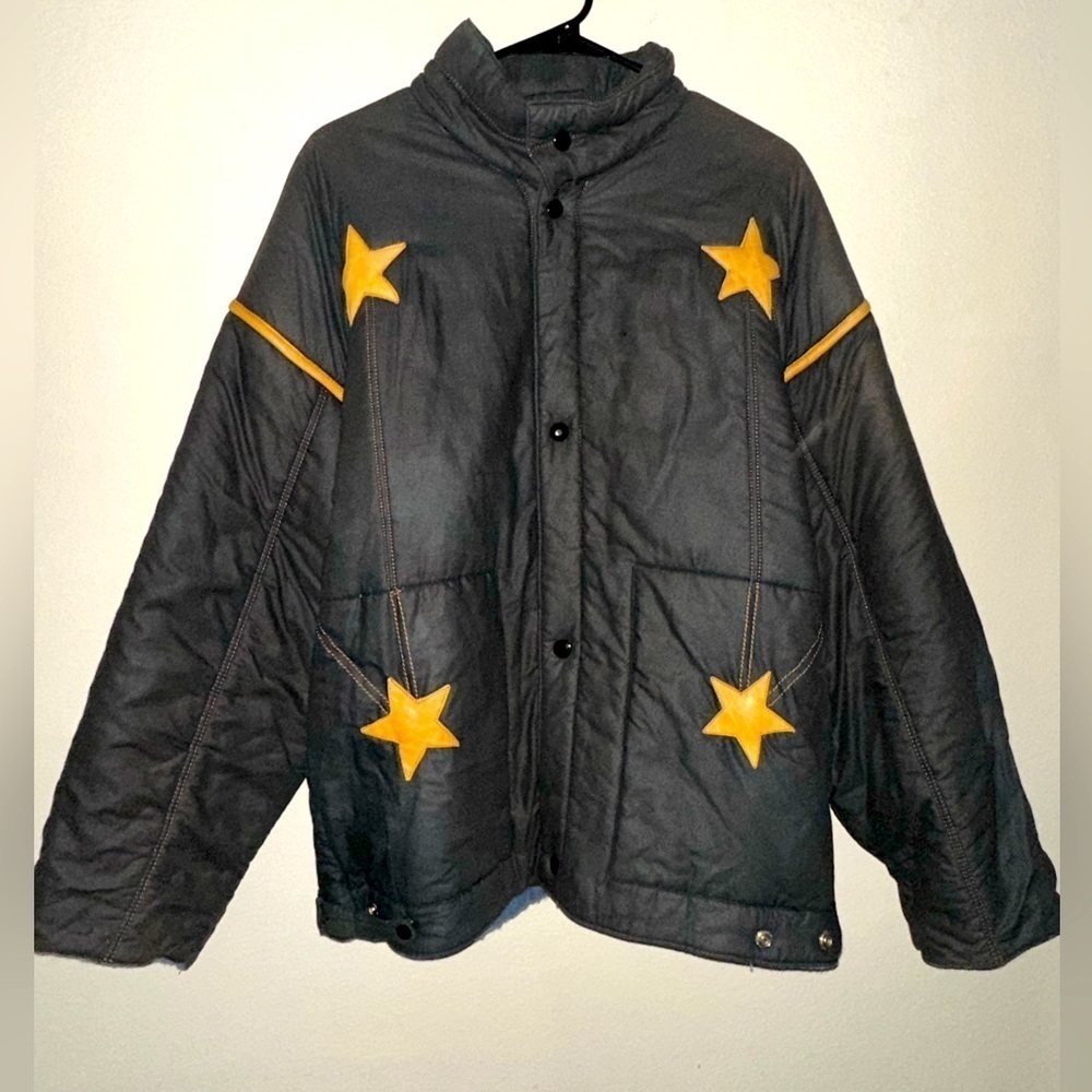 Vintage JEANS CHARLES de CASTELBAJAC Ko and Co puffer star bomber jacket 2